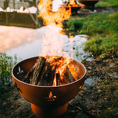 1200mm Diameter Metal Fire Bowl Patio Fire Pit OEM ODM Welcome