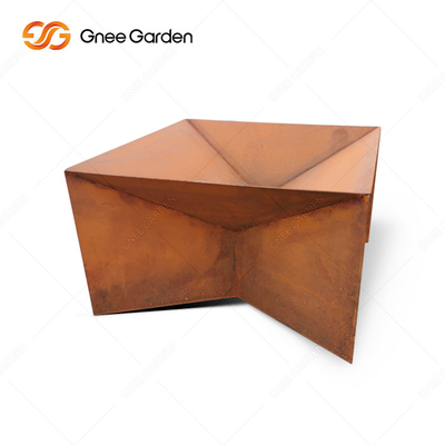 New Design Rusty Corten Steel Metal Camping Barbecue Fire Pit