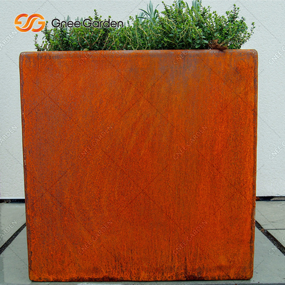 Garden Flower Pot Metal Plant Box Corten Steel Planter