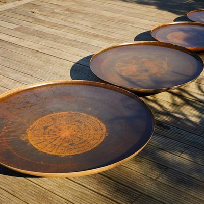 Patio Steel Metal Wood Burning Fire Pit for Garden