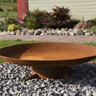 Home Metal Corten Steel Fire Pit For Outdoor Garden