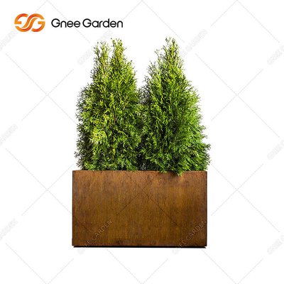 Powder Coated Vertical Metal Wall Hanging Planter Box Flower Pot
