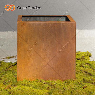 Powder Coated Vertical Metal Wall Hanging Planter Box Flower Pot