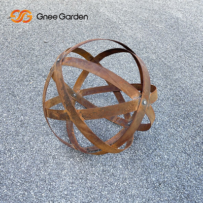 Laser Cut Garden Outdoor Corten Steel Room Divider Screen Partitions