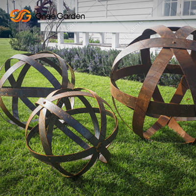 Garden Landscape Metal Decoration Ornaments Corten Steel Decoration For Homeyard