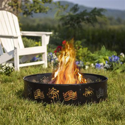 SGS Certified Prerusted Backyard Wood Burning Fire Pit  Outdoor Patio