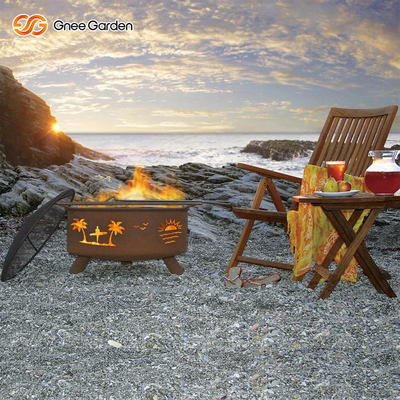 Erosion Resistant Metal Corten Steel Firepits OEM ODM Service