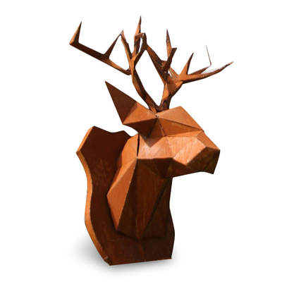 SGS TUV  Modern Corten Outdoor Bronze Statues Bronze Yard Statues 175cm