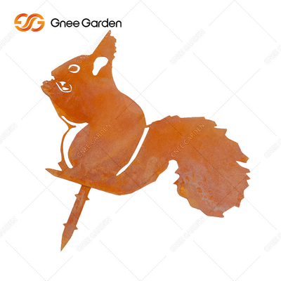AISI GB Grade Corten Steel Garden Ornaments Animal Sculpture