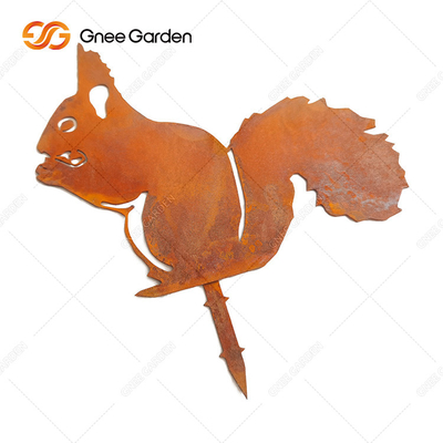 AISI GB Grade Corten Steel Garden Ornaments Animal Sculpture