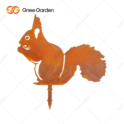 AISI GB Grade Corten Steel Garden Ornaments Animal Sculpture