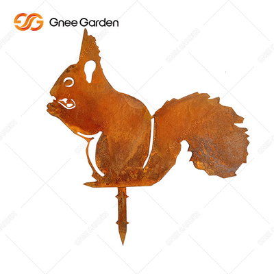 AISI GB Grade Corten Steel Garden Ornaments Animal Sculpture