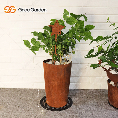 CE Large Art Craft Corten Steel metal Rusty Garden Ornaments Customizable Size