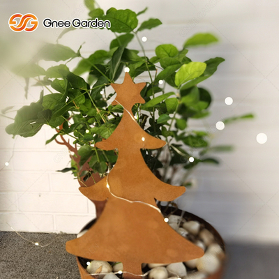Customization Metal Garden Ornaments Laser Cut Corten Steel Signs  Wear Resisting