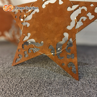 Customizable ASTM Corten Steel Metal Garden Ornaments Laser Cutting Crafts