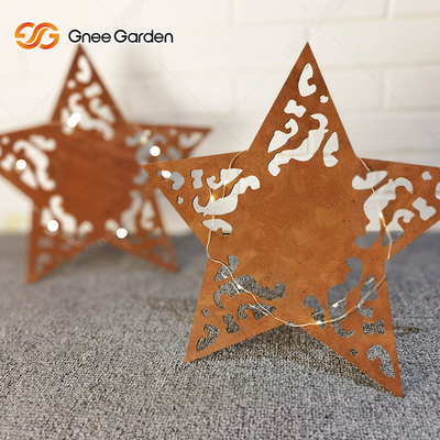 Customizable ASTM Corten Steel Metal Garden Ornaments Laser Cutting Crafts