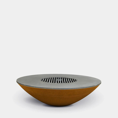 2.0-3.0mm Thick Outdoor Corten Steel Fire Bowl Metal Camping Fire Pit Prerusted