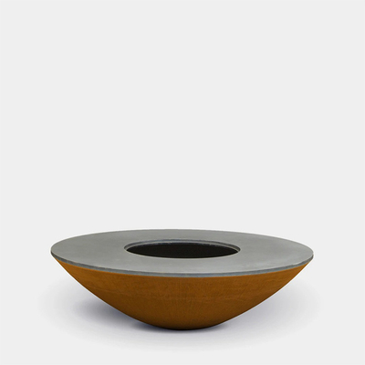 2.0-3.0mm Thick Outdoor Corten Steel Fire Bowl Metal Camping Fire Pit Prerusted