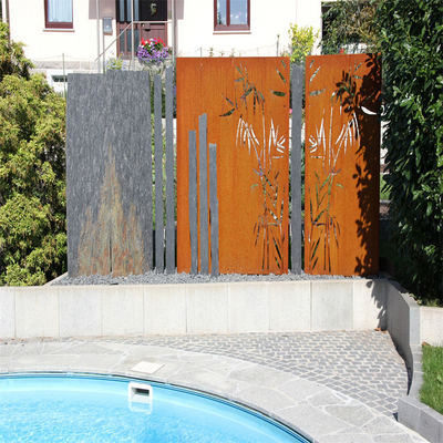 House Decorative Metal Garden Products Garden Screens Corten Steel High End