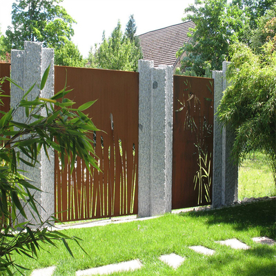 OEM Decorative Corten Steel Screens Excellent Durability Toughness