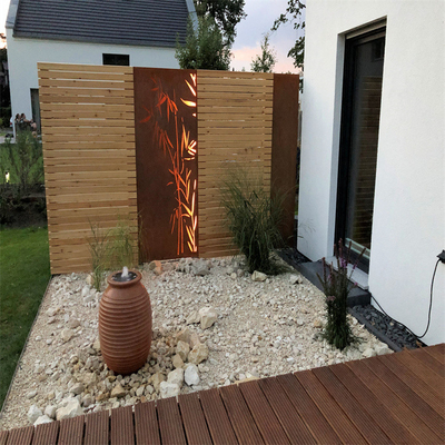 Architectural Art Metal Garden Products Sturdy  Corten Steel Garden Screens