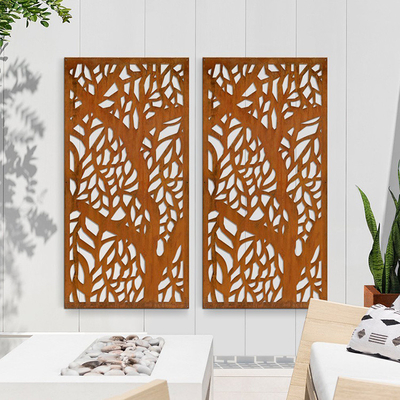 Customization Metal Garden Products Corten Steel Decorative Screen High Strength