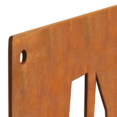 Customized Corten Steel Metal Room Dividers Partitions Home Living