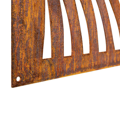High Grade Home Decoration Corten Steel  Screen Panels Indoors Outdoors