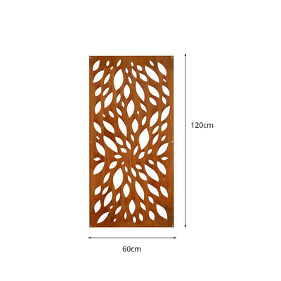 Art Decorative Metal Garden Products Corten Steel Privacy Panels Weather Proof