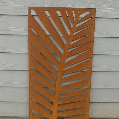 Exterior Decor Custom Made Corten Steel Garden Screens 2.5mm Thick