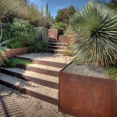 TUV Corten Steel Raised Garden Bed 65l*65w*30h Cm Custom Painted