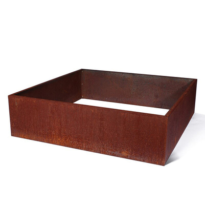 TUV Corten Steel Raised Garden Bed 65l*65w*30h Cm Custom Painted