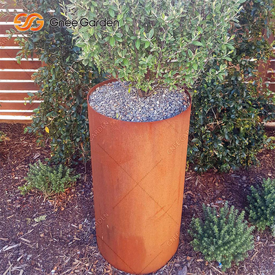 Luxury Design Large Metal Flower Pots For Home Decor Natural Oxidized