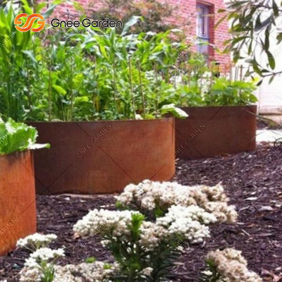 OEM ODM Patio Balcony Outdoor Metal Raised Garden Bed For Vegetable  Rustproof