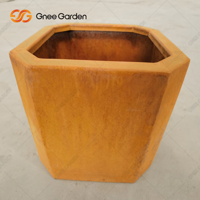 Outdoor Garden Landscape Corten Steel Planter Box Rustic Weathering Resistant
