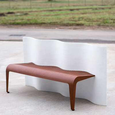 Customizable Stylish Outdoor Metal Furniture Metal Garden Bench
