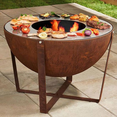 1200mm Dia Charcoal Buring Outdoor Cooking Grills CE Approval