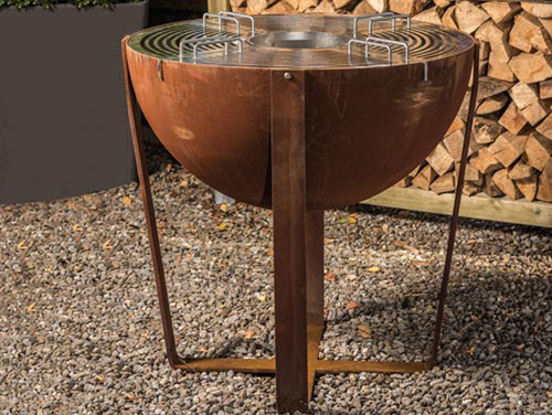 1200mm Dia Charcoal Buring Outdoor Cooking Grills CE Approval