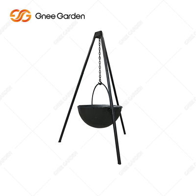 BBQ Fire Bowl Corten Steel With Grill Ring Outdoor Camping