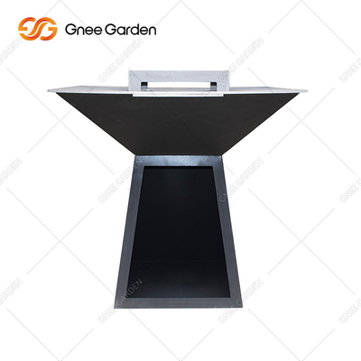 Corten Steel KD Outdoor BBQ  Fire Pit Round Pre Rusted