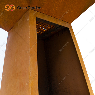 Customize Corten Steel Cooktop Grill Fire Pit Outdoor BBQ