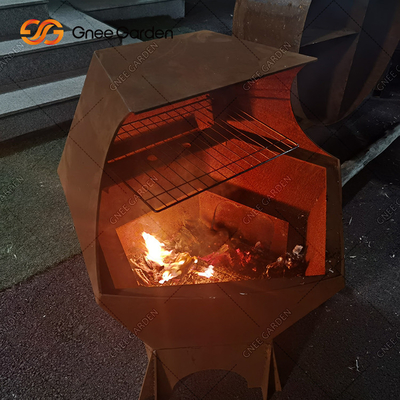 Home Party Use Customizable BBQ Charcoal Grill 4mm Thickness