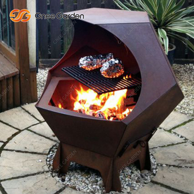 Home Party Use Customizable BBQ Charcoal Grill 4mm Thickness