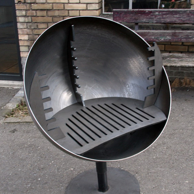 Large Outdoor Cooking Grills Corten Steel Fire Pit Fire Bowl BBQ Grill