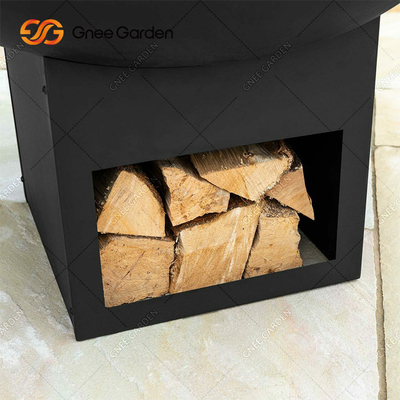 Natural Rust Corten Steel Metal Large Barbecue Grill Outdoor Fire Pit Customized