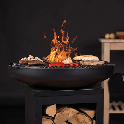 Outdoor Black Small Barbecue Stove Charcoal BBQ Grill Patio Camping