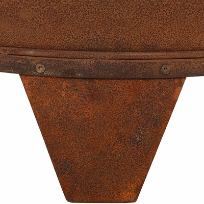 Decorative Corten Steel Garden Treasure Fire Pits Custom Size