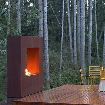 Simple Design Heavy Duty Steel Wood Burning Fire Pit 72 Inch