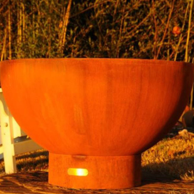 Customizable Laser Cut Firepits  Portable Corten Steel Fire Pit Outdoor Prerusted