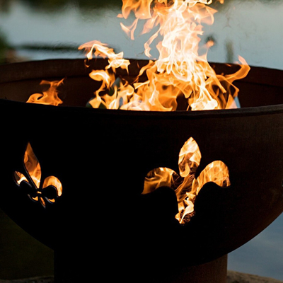 1200mm Diameter Metal Fire Bowl Patio Fire Pit OEM ODM Welcome